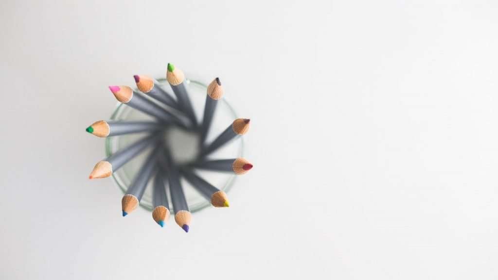 decorative image of pencils